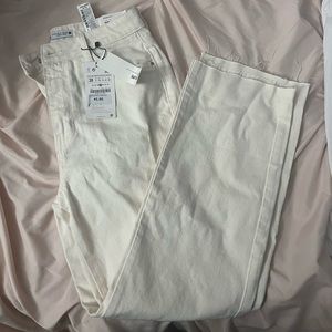 Zara white jeans